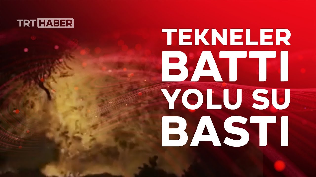 Gemlik sahilinde su baskını