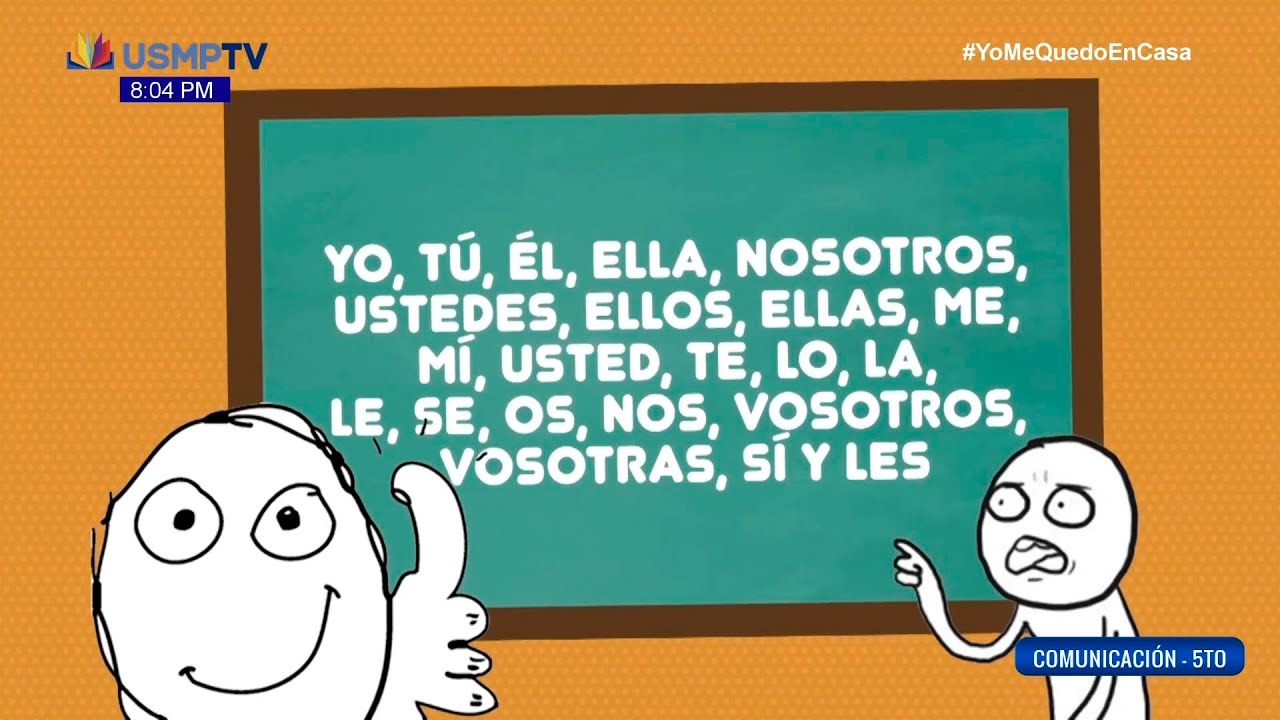 Los pronombres - Clase didáctica - USMPTV