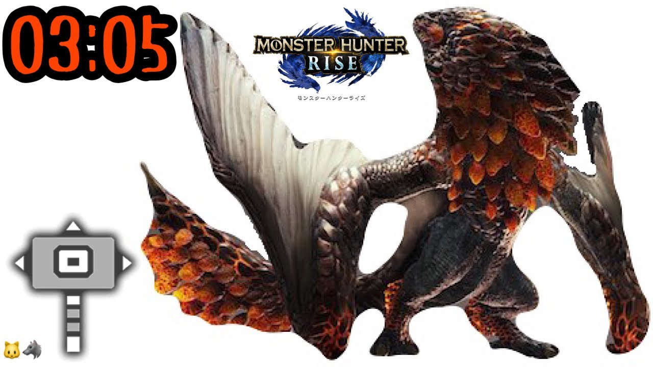 【MHRise】バゼルギウス ハンマー ソロ 03'05