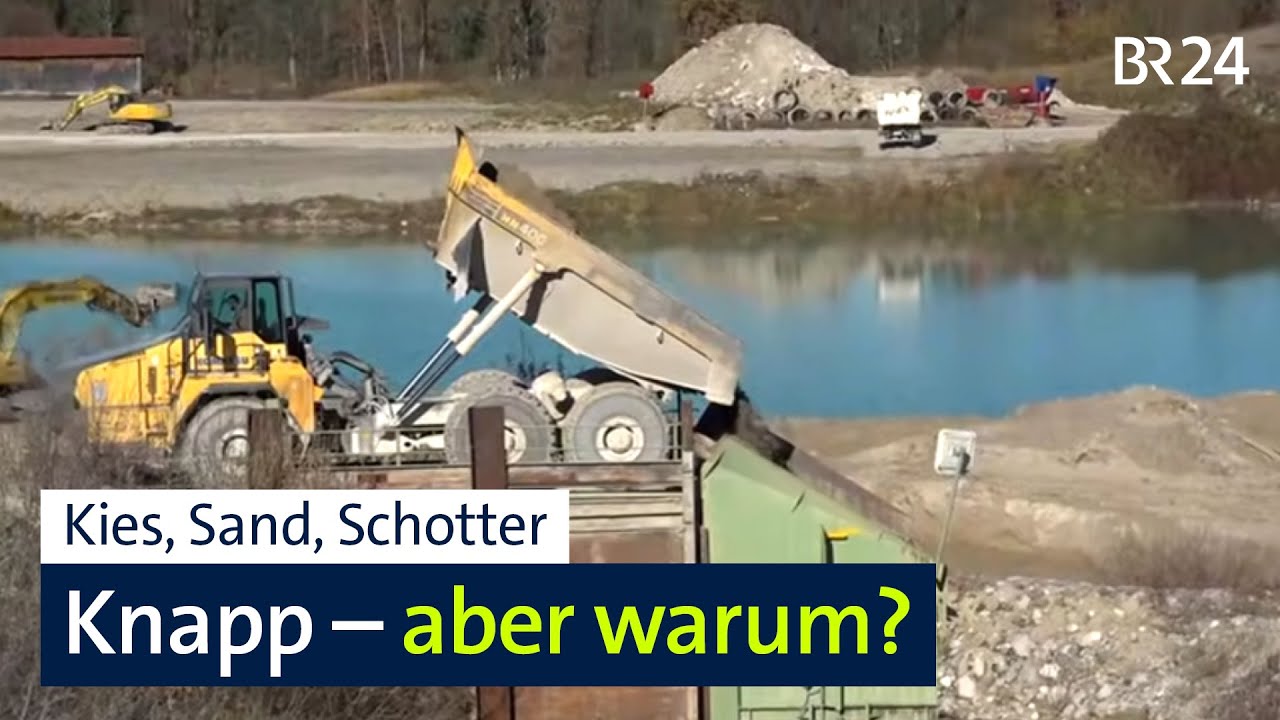 Kies und Sand: Baurohstoffe zunehmend Mangelware &ndash; das sind die Hintergr&uuml;nde | mehr/wert | BR24
