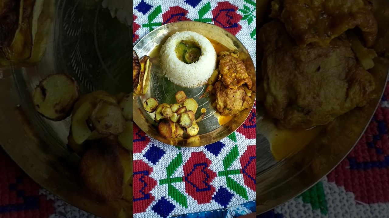 Bengali lanch thali#vill food#indian lanch thali# villfood kitchen#zerowatt films#zerowatt kitchen