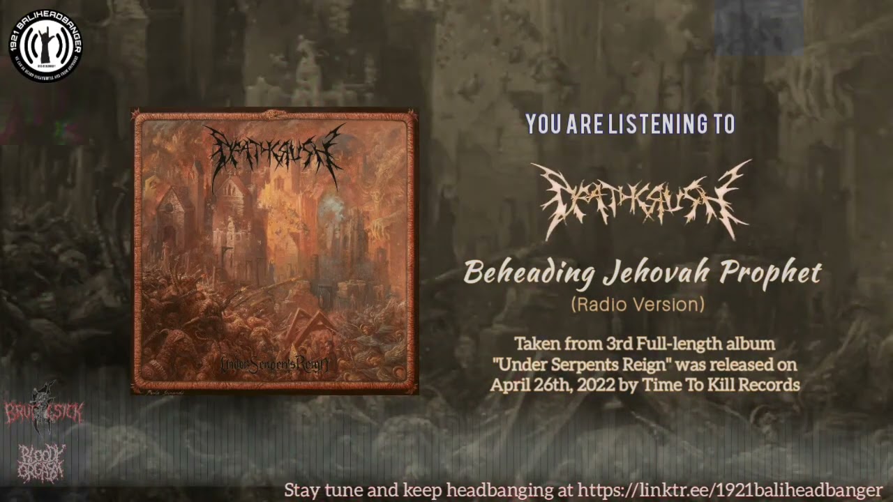 DEATHCRUSH - Beheading Jehovah Prophet #radioversion | Exclusive to #1921BALIHEADBANGER