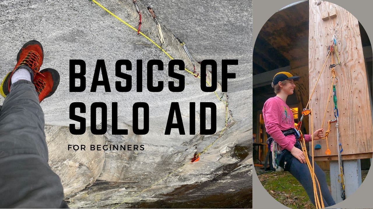 How to Aid Climb without a Belayer!!! (SOLO AID CLIMBING)