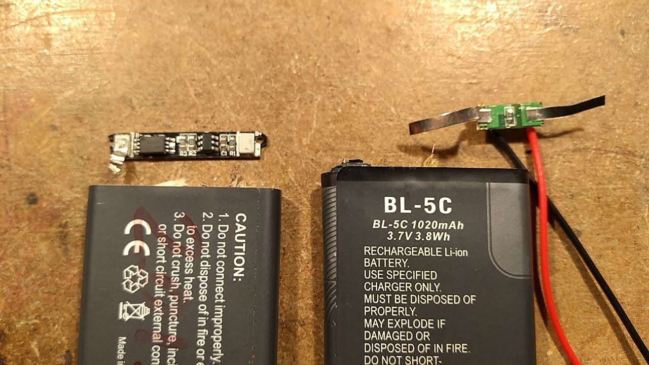 Unprotected phone battery copies.