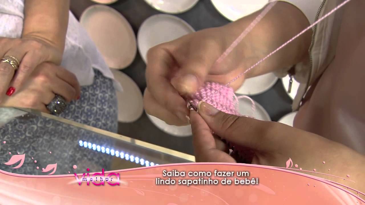 Saiba como fazer um lindo sapatinho de bebê!