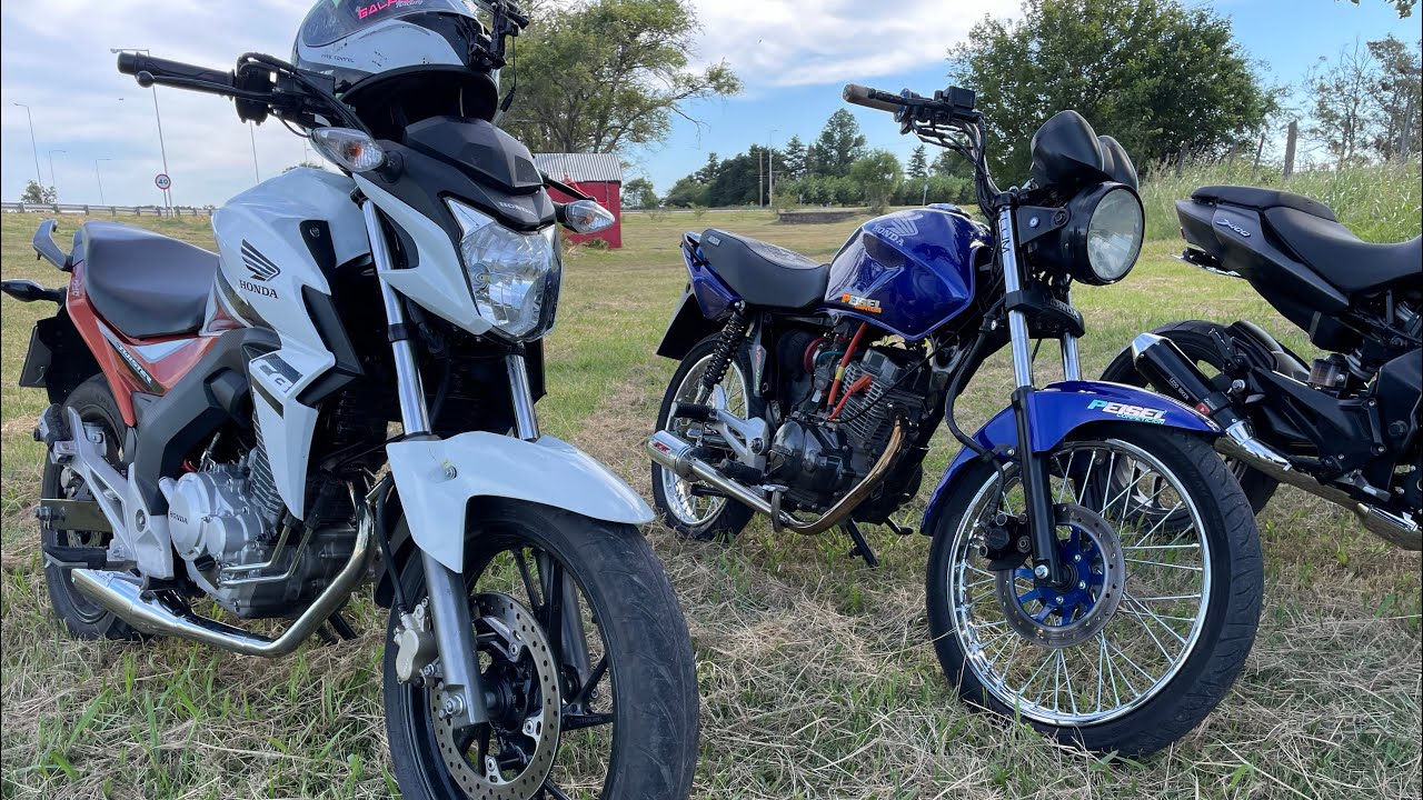 Honda Titan 190 🆚 CBX250 🆚 NEWTWISTER250 (Probamos la dominarKTM de @Leoo Biker) 🔥