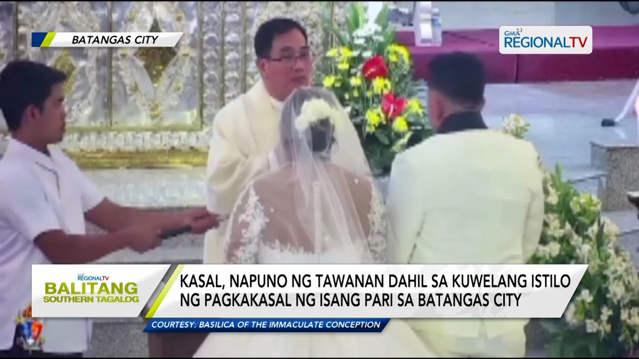 Balitang Southern Tagalog: Kasal, napuno ng tawanan dahil sa kuwelang istilo ng pagkakasal pari
