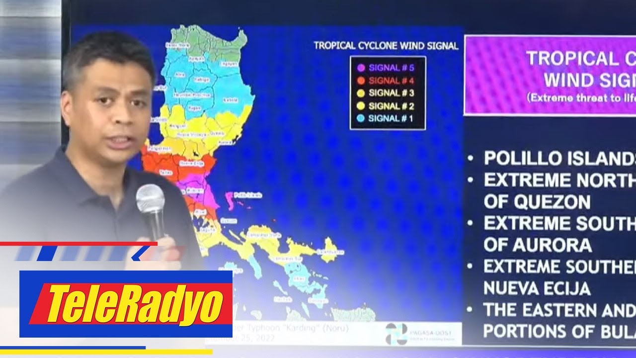PAGASA holds press briefing on Super Typhoon #KardingPH | ABS-CBN News