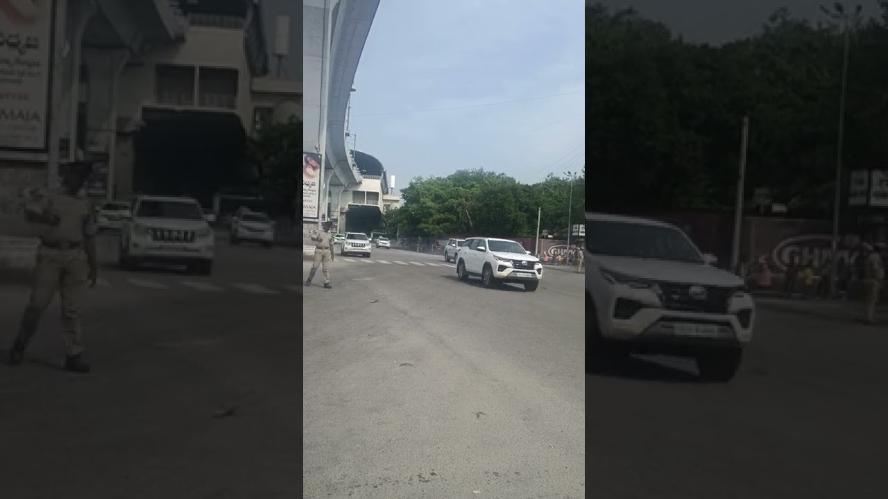 Telangana CM KCR Convoy Highlights