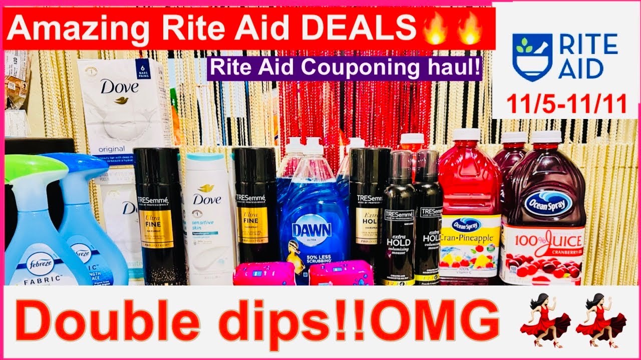 RITE AID Couponing HAUL/ rite aid deals this week!  How to coupon at Rite Aid!Super easy double dip