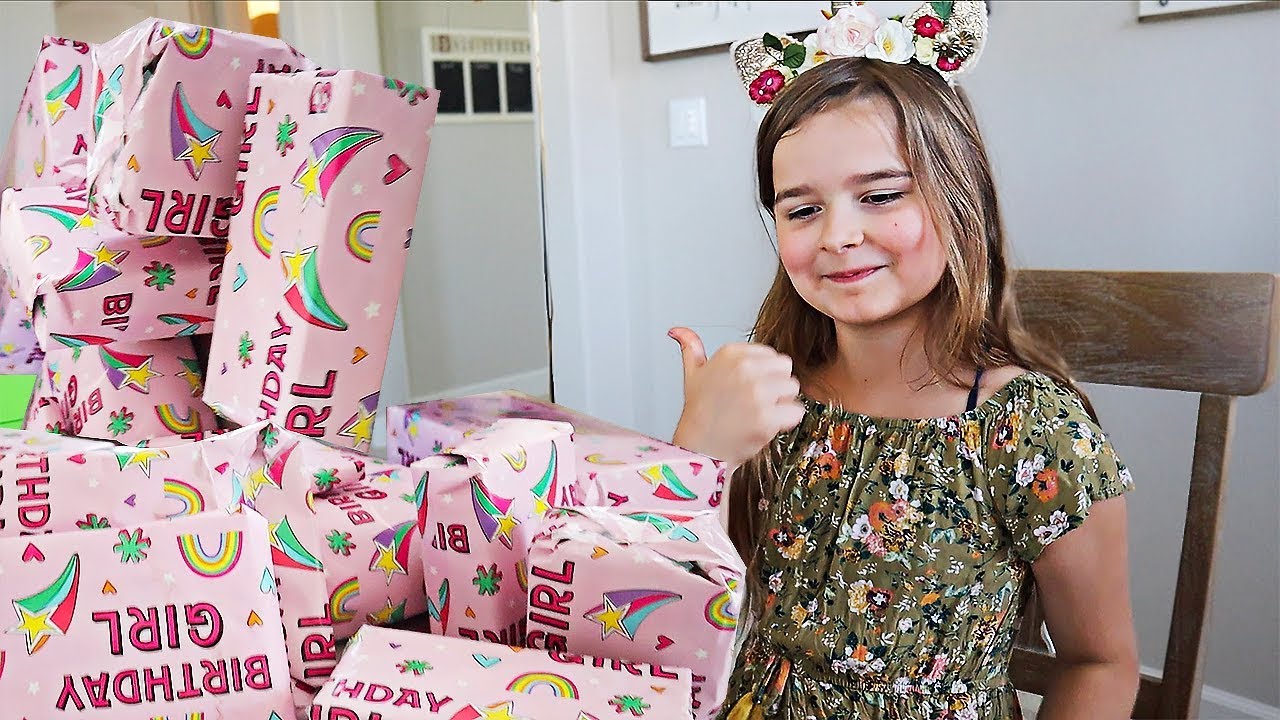 Maddy's 9th Birthday! - Opening Presents! | JKrew