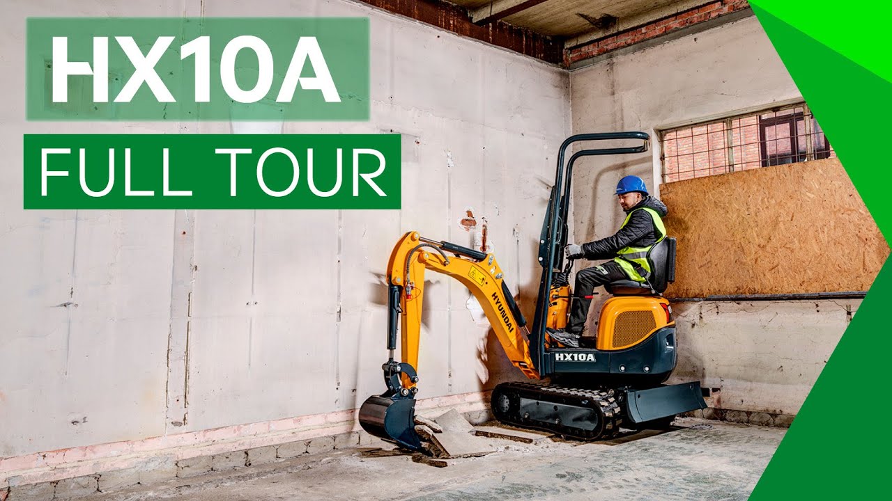 A 360 Tour of the HX10A and Its Features | Hyundai Construction Equipment