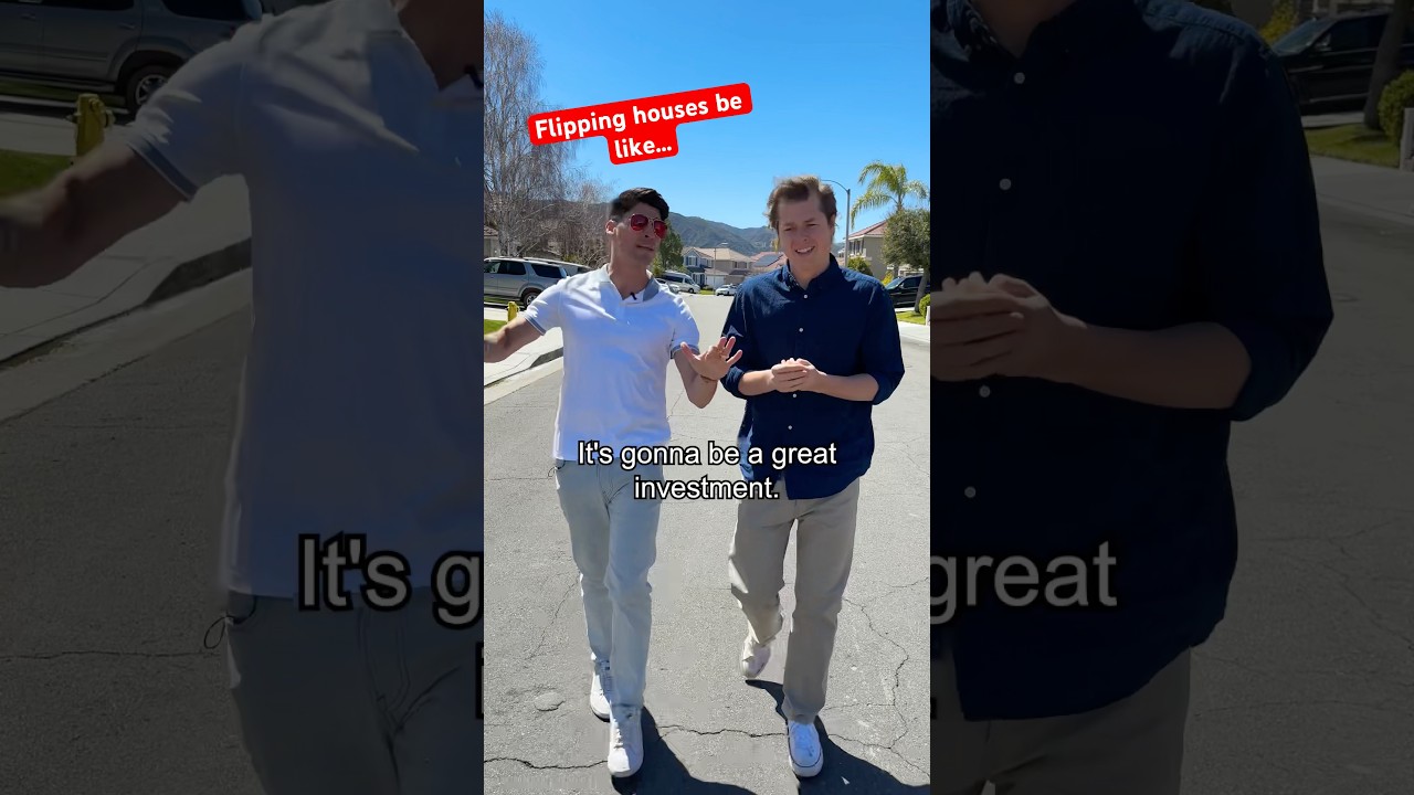 Flipping houses be like&hellip; 😎😳😂 #shorts #funny #comedy #realestate #realtor #house #home