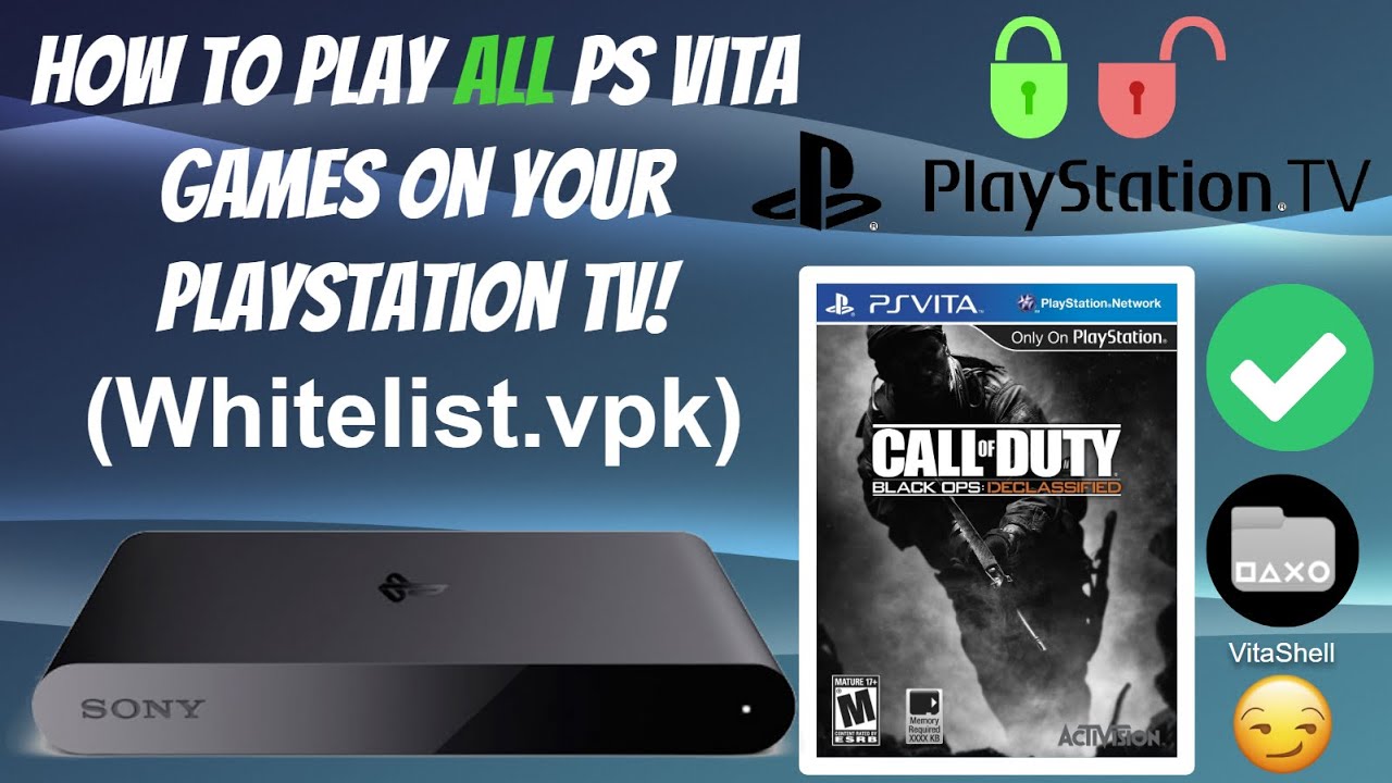 How To Play All PS Vita Games On Your PSTV! (Whitelist.VPK 1.1) 🛠️ #HENkaku #PSTV #Whitelist