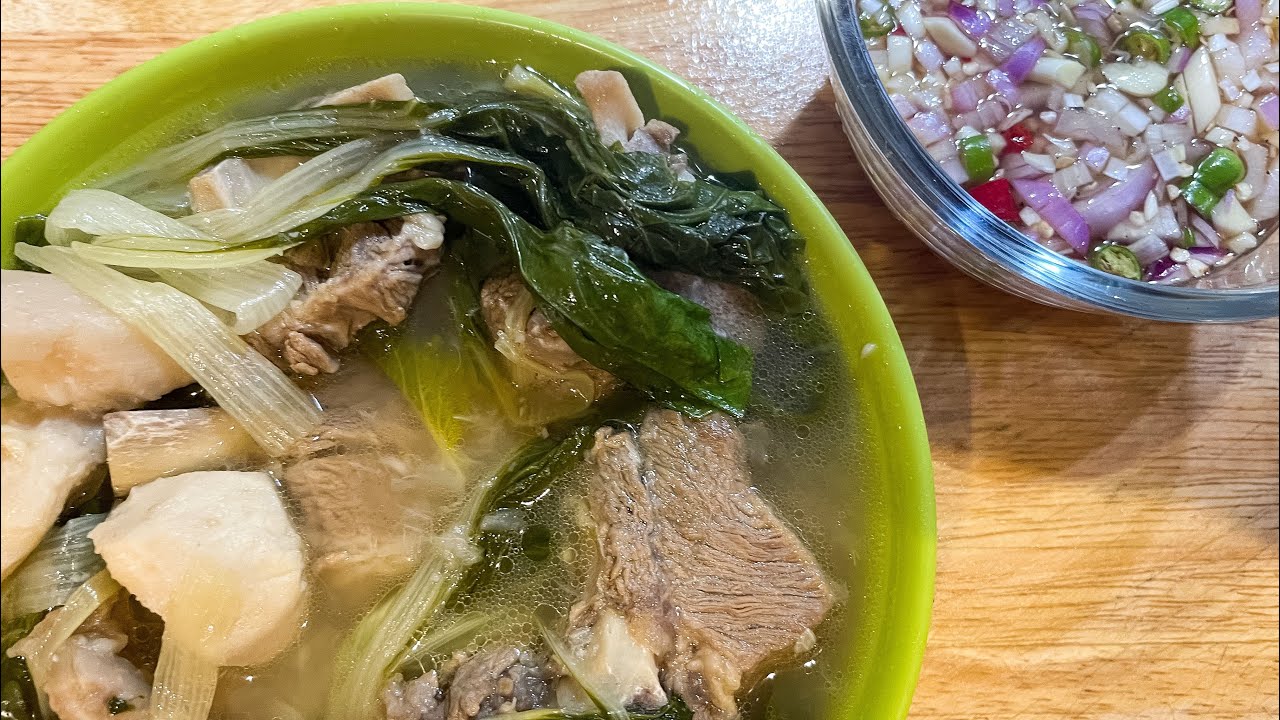 Nilagang Baka na may Gabi | Beef Soup Recipe with Taro  | OFW LIFE