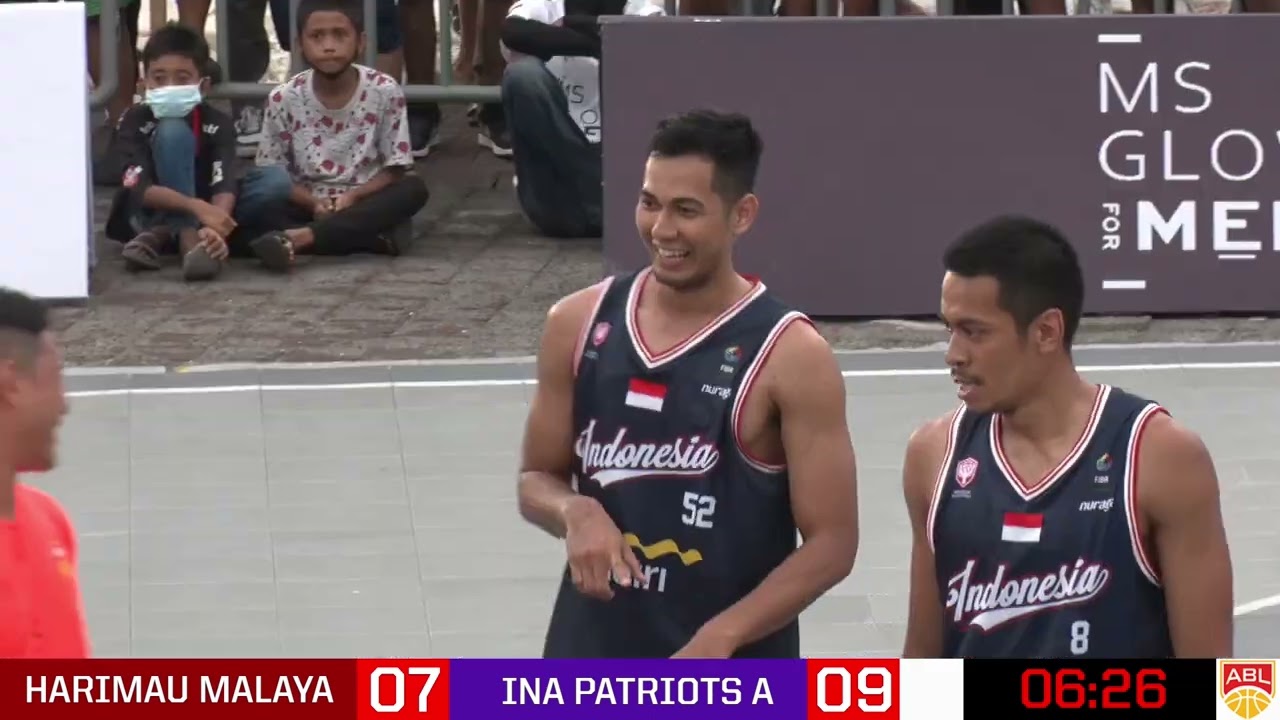 ABL 3x3 Champions Cup MEN Final : HARIMAU MALAYA vs INA PATRIOTS A