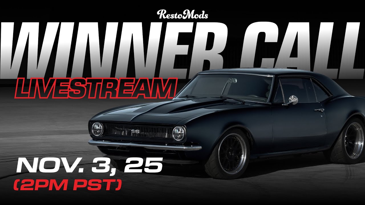 RM31 LIVE WINNER CALL - 1967 Chevy Camaro LSX