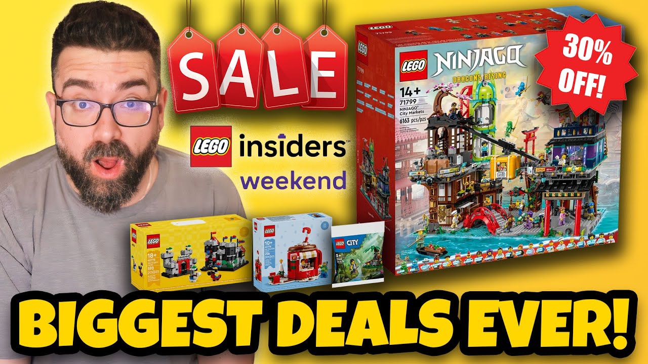 Скидки на выходные от LEGO Insiders просто невероятные!
