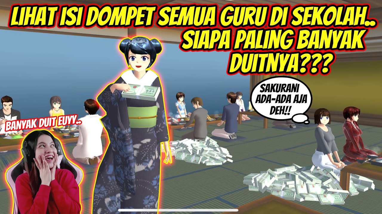 TERBUKTI..INI DIA GURU PALING BANYAK DUITNYA DI SEKOLAH!! SAKURA SCHOOL SIMULATOR INDONESIA- PART 90