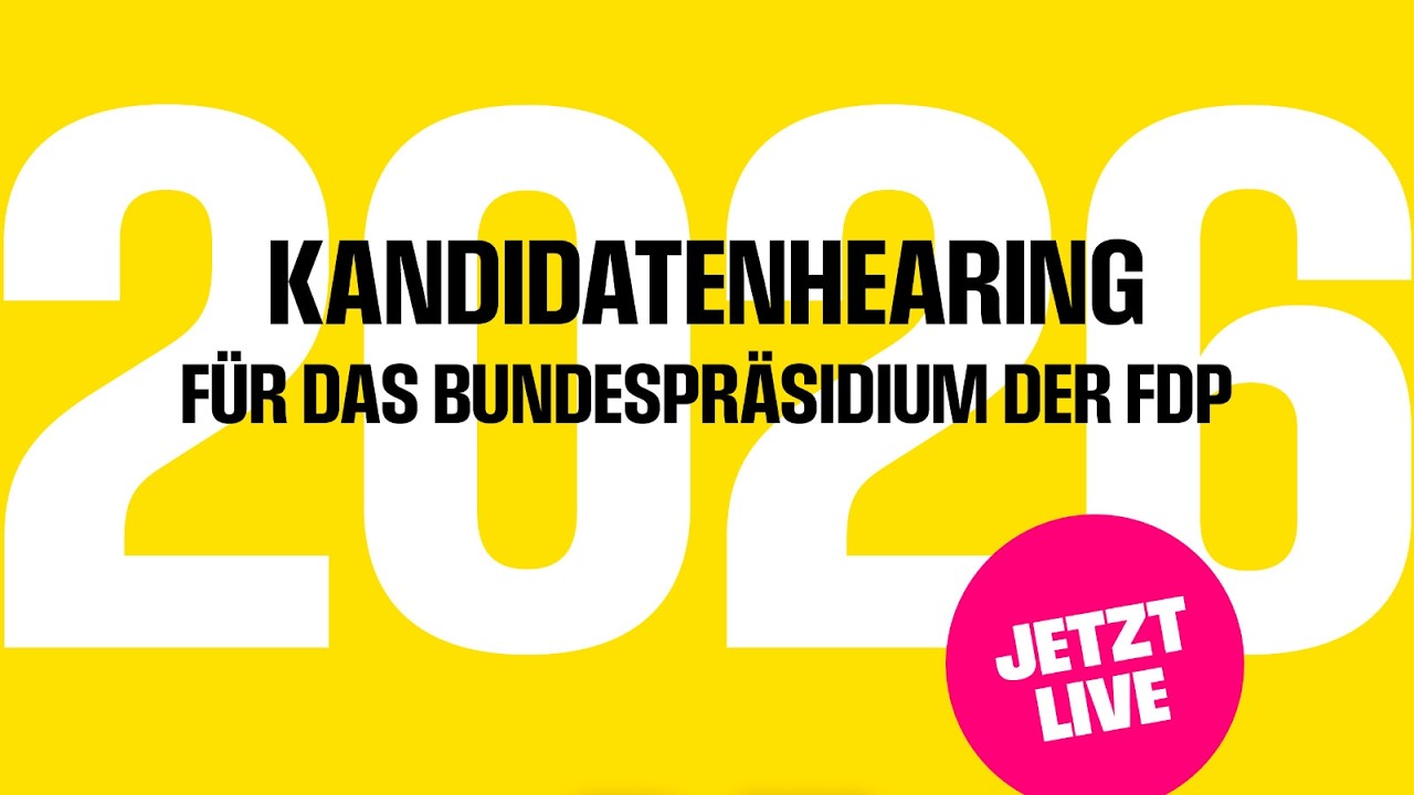 Kandidatenhearing Parteivorsitz und Pr&auml;sidium