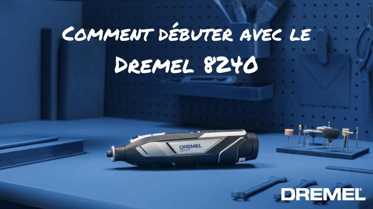 Comment d&eacute;buter avec l'outil multi-usage sans-fil Dremel 8240