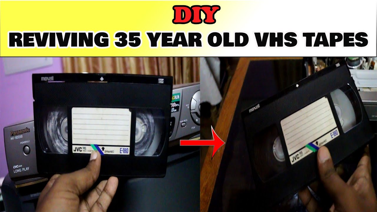 Reviving 40 Year old VHS Tapes