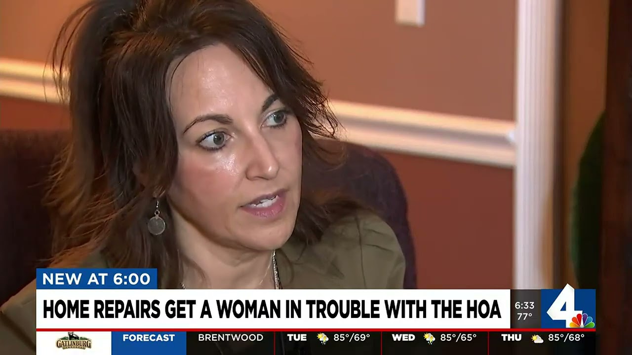 Home repairs get woman in trouble with the HOA