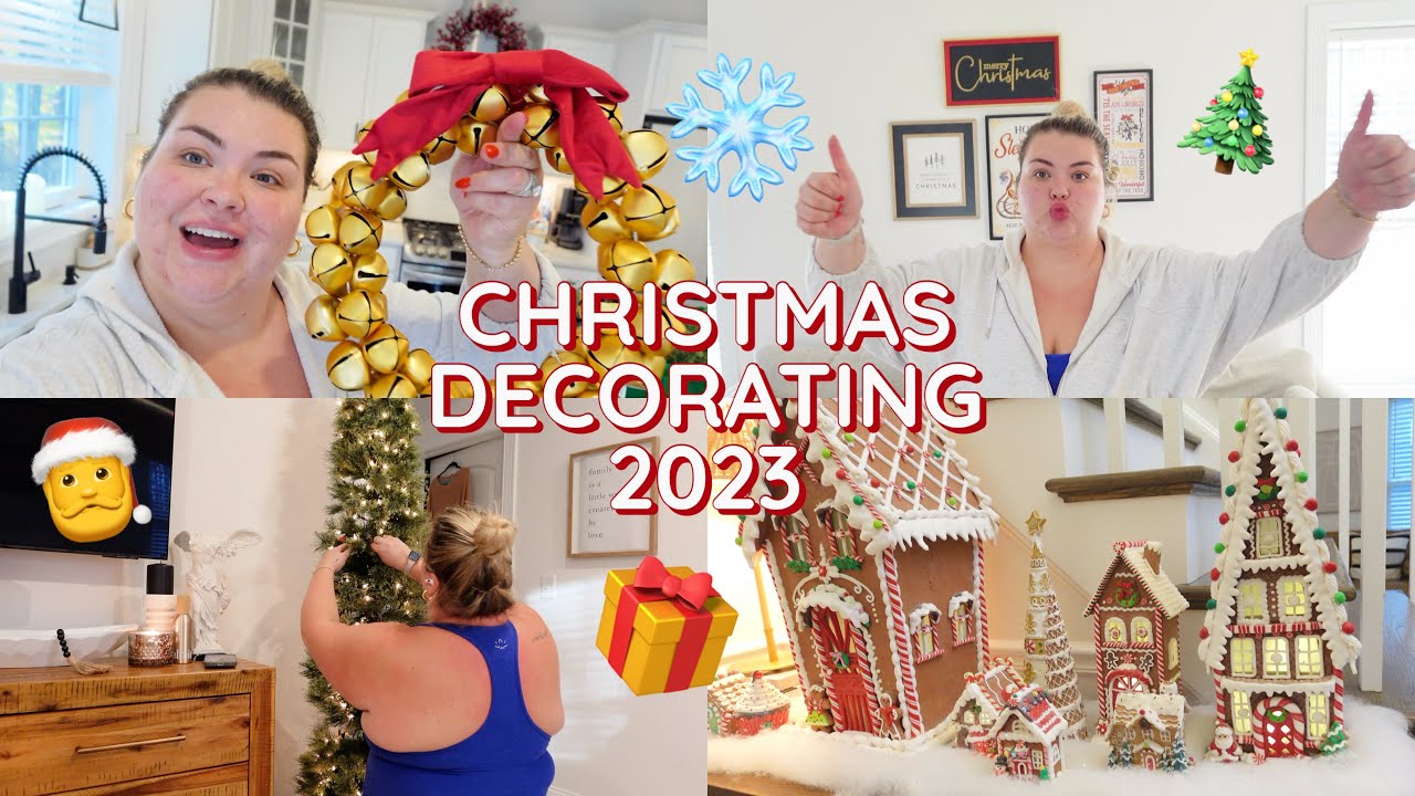 DECORATE FOR CHRISTMAS WITH ME 2023 VLOG!