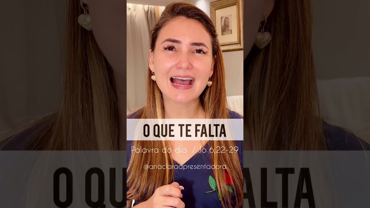O QUE TE FALTA
