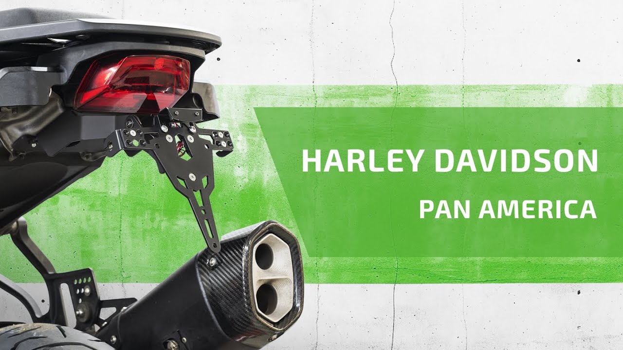 ZIEGER &reg; Pro Kennzeichenhalter, kompatibel mit Harley Davidson Pan America | Montageanleitung
