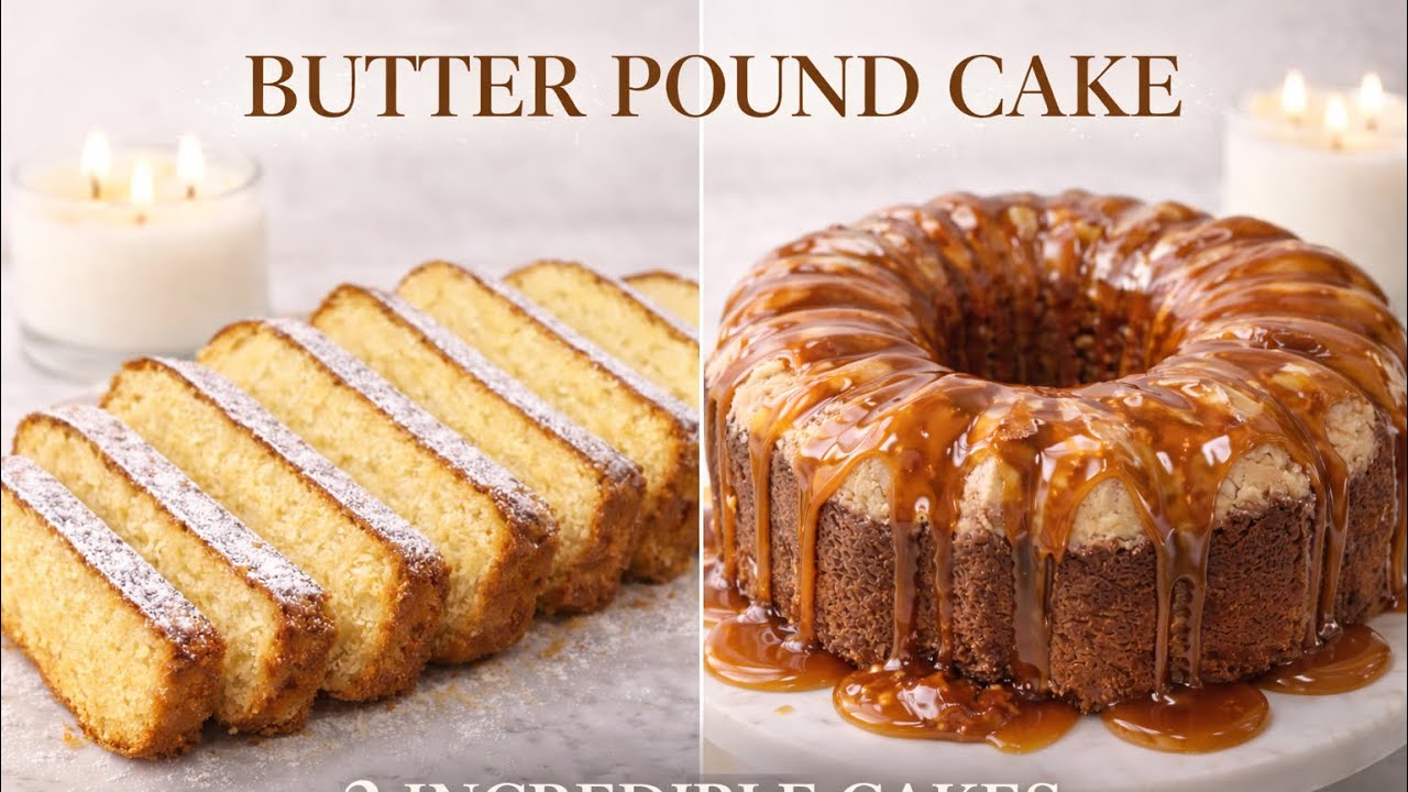 The Softest Buttery Pound Cake from Scratch 👩🏽‍🍳