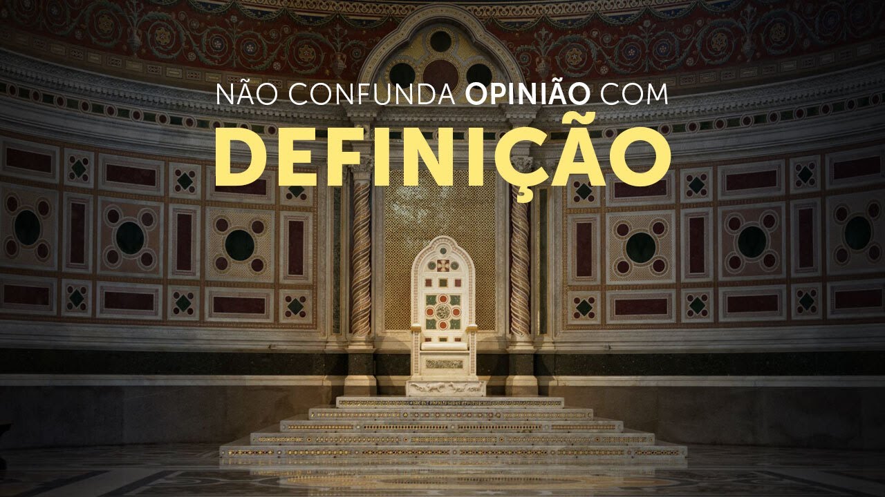 Opini&atilde;o teol&oacute;gica n&atilde;o &eacute; defini&ccedil;&atilde;o de f&eacute;!