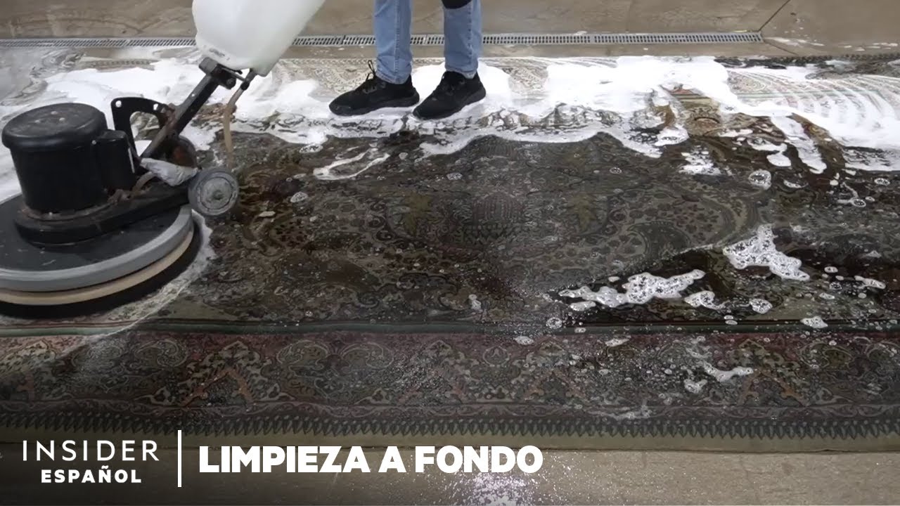 Limpieza a fondo de una alfombra persa de Tabriz de $12.500 | Limpieza a fondo | Insider