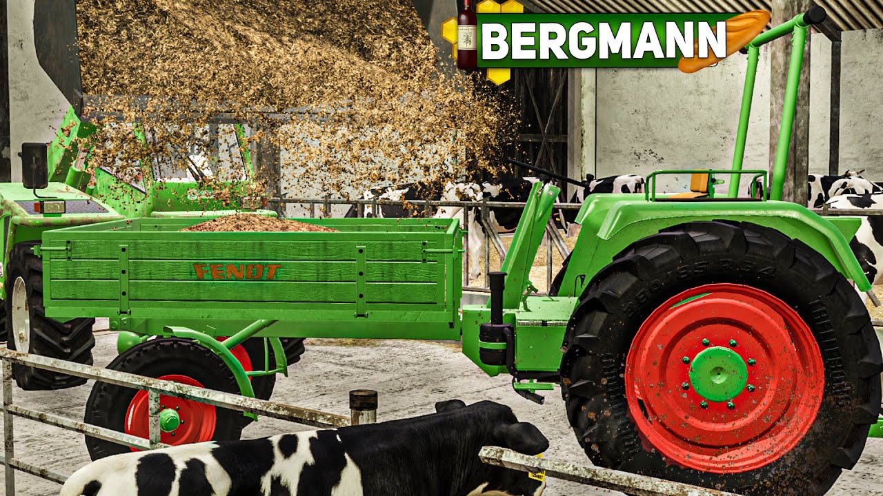 LS19 HOF BERGMANN #108: Kuhstall ausmisten und Transport zum Weingut | LANDWIRTSCHAFTS SIMULATOR 19