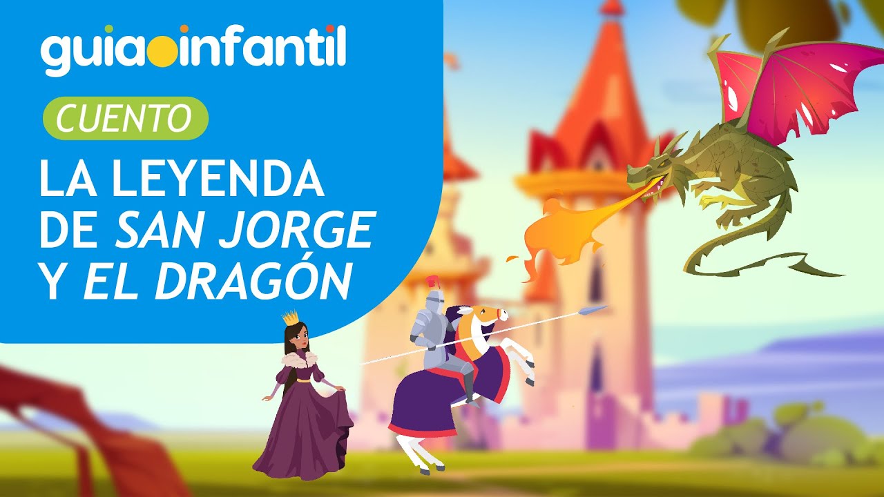 Leyenda de San Jorge y el dragón para niños 🐉🌹📖 Cuento con preguntas sobre el miedo y la valentía