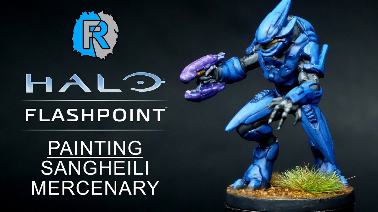 Как покрасить синего наёмника Сангхейли менее чем за час | Урок по Halo Flashpoint