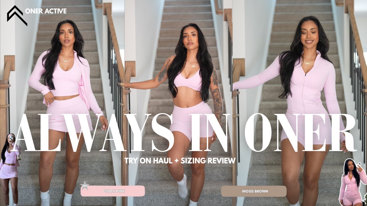 ONER ACTIVE- ALWAYS IN ONER- NEW LAUNCH REVIEW + TRY ON HAUL