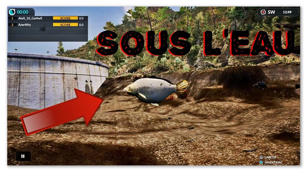 ALLER SOUS L'EAU ! | Presa Del Monte Bravo | Euro Fishing | Fr/PS4