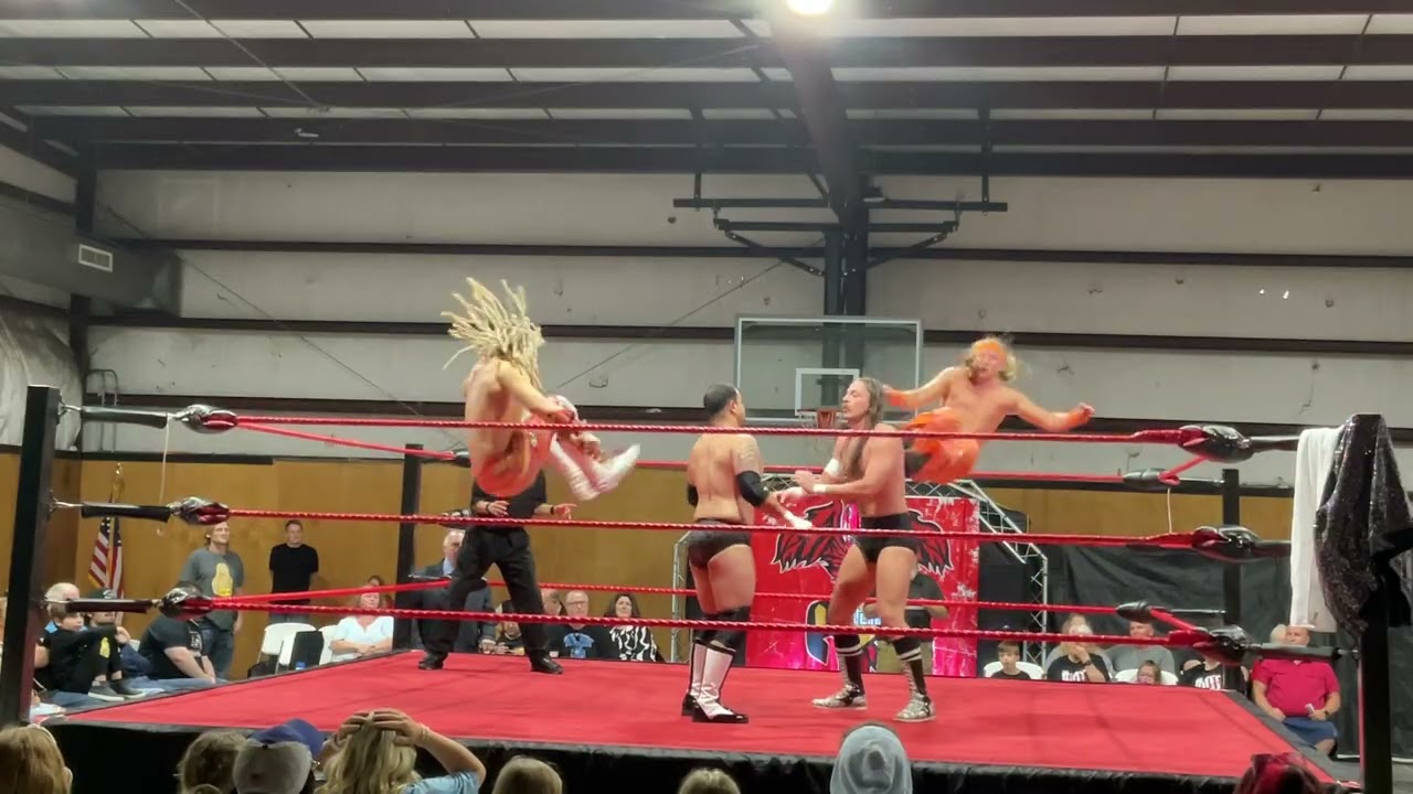 Law fatal 4-way with Tony Telesca vs Jacob Walker vs Kelly Klark vs Jesse the Dragonheart 