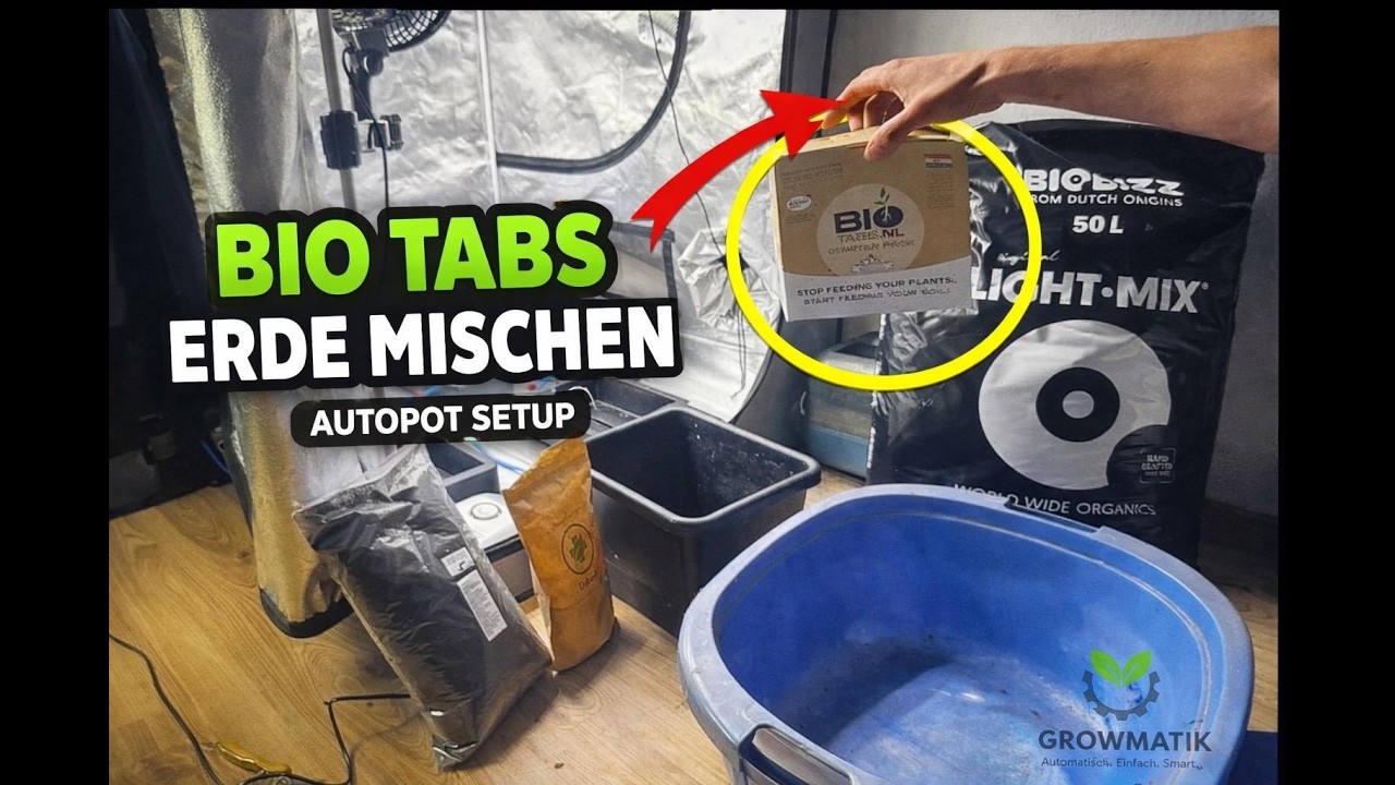 BioTabs Starterpaket richtig anwenden 🌱 | Erde vorbereiten & Autopot Setup Anleitung
