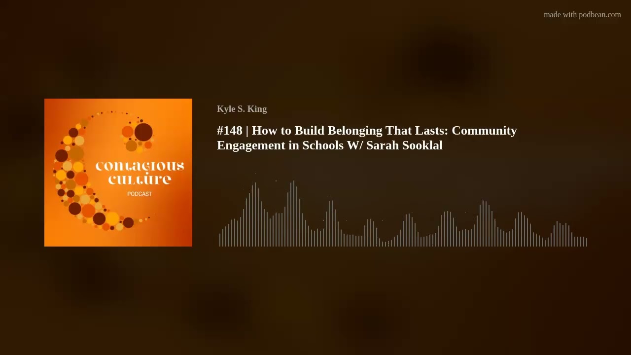 #148 | How to Build Belonging That Lasts: Community Engagement in Schools W/ Sarah Sooklal
