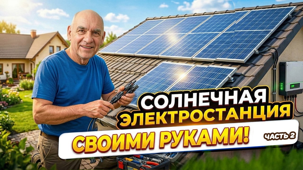 Солнечная электростанция своими руками часть2