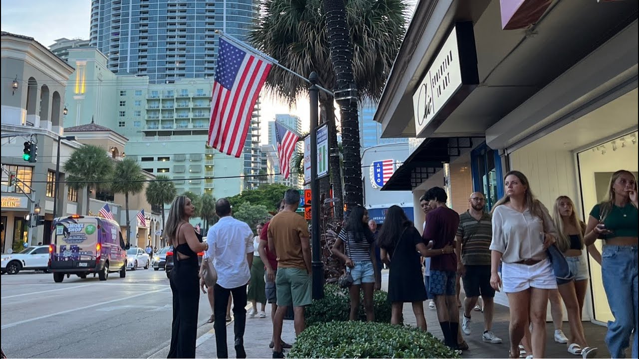 Fort Lauderdale LIVE Exploring Saturday Night Part 1 (August 12, 2023)