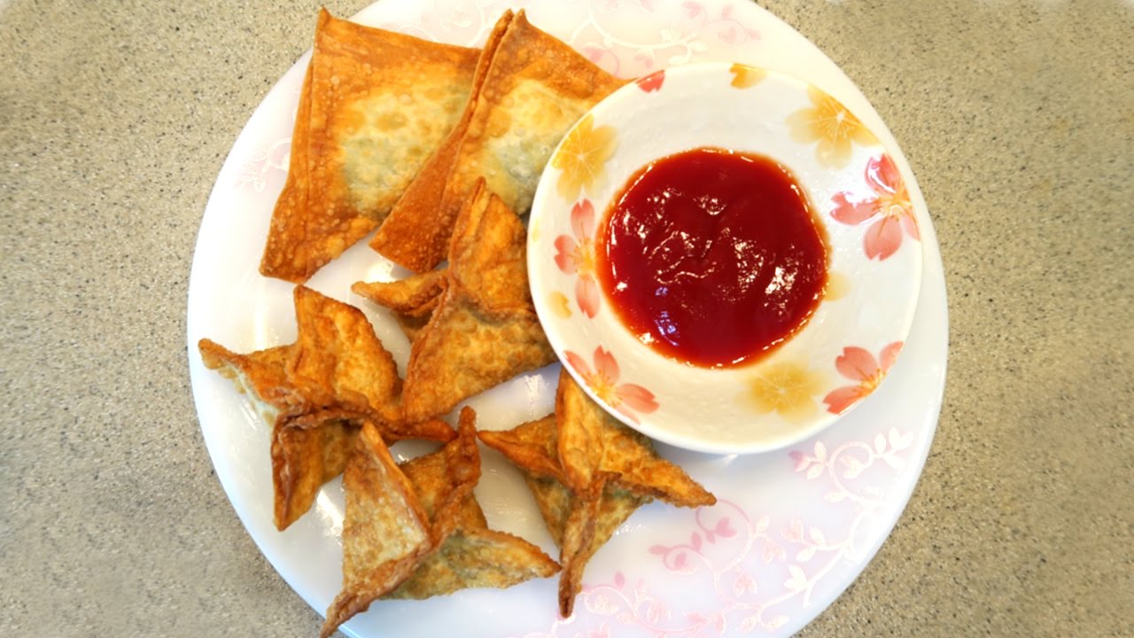 Spinach and Cheese Wontons - Super Simple Super Nutritious!