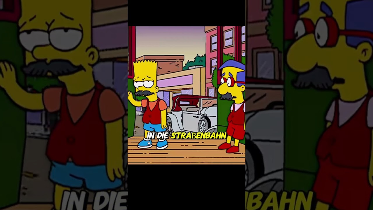 Bart möchte das Autologo von Fat Tony. 