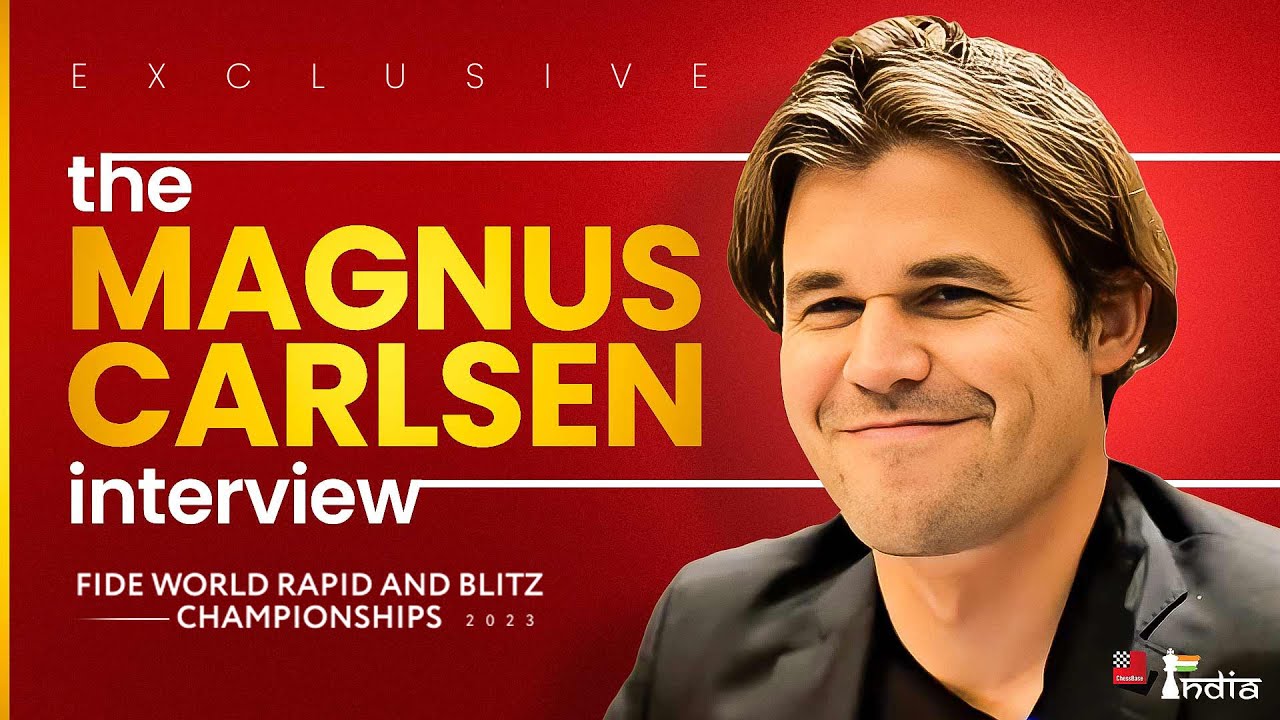 Tradition continues | The Magnus Carlsen interview after World Rapid and Blitz 2023