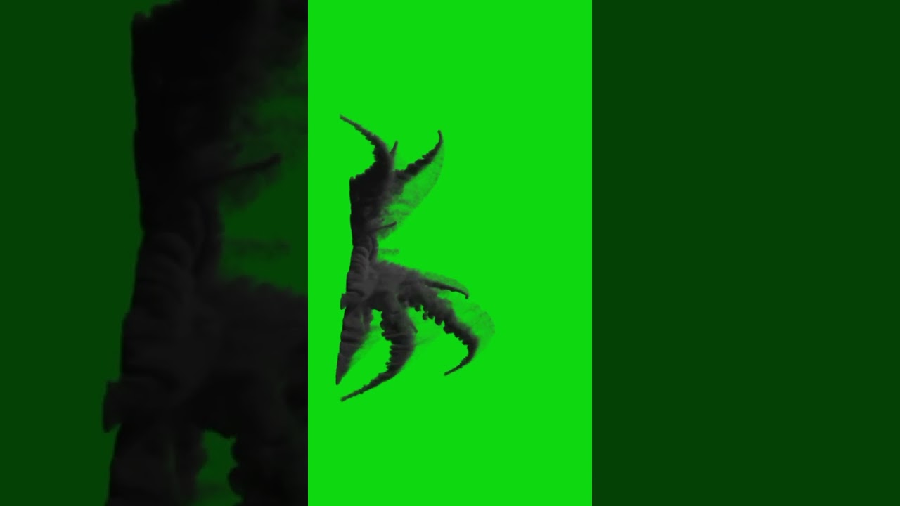black smoke explosion green screen video 