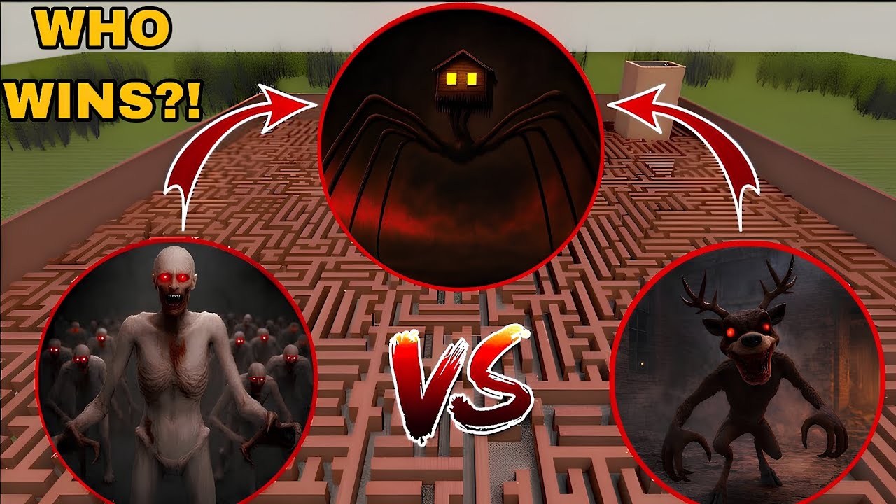 Garry’s Mod: SCP-096 VS House Head VS 99 Night's In The Forest Deer (WHO WINS?)