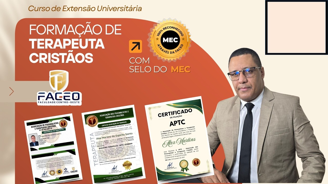 FORMAÇÃO TERAPEUTA CRISTÃO