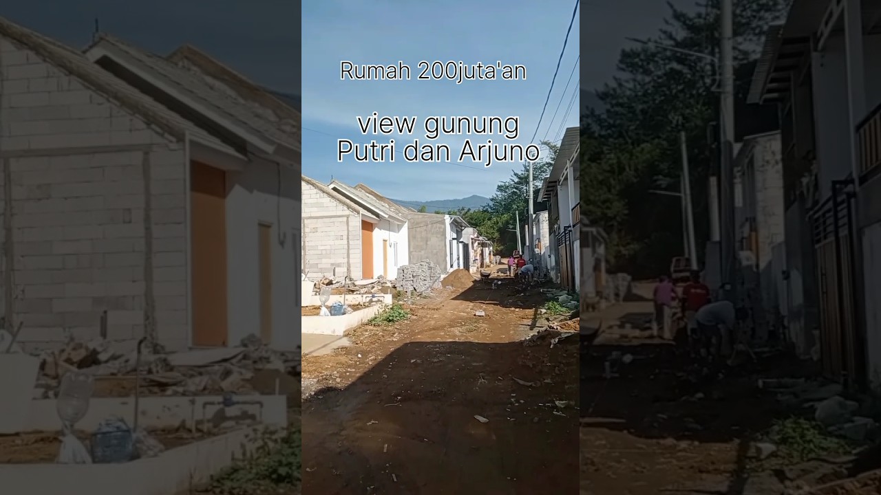 Rumah 200juta'an view gunung Putri dan Arjuno#rumahmurah #shortvideo #reel #rumahmurahmalang